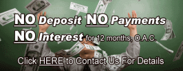 No Deposit for Sunrooms - Click for Details