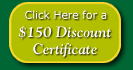 $150 Discount Certificate